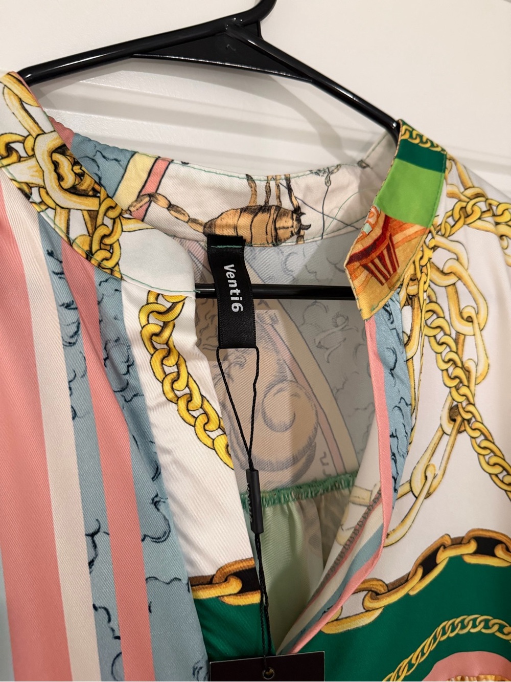 Vero Moda Multi-Color Patchwork Mini Dress - Picture 4 of 5